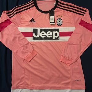 14/15 Juventus Pink Long Sleeve Jersey